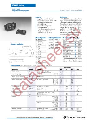 PT6625R datasheet  